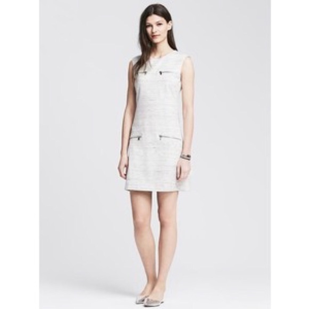 NEW Banana republic ponte zip dress